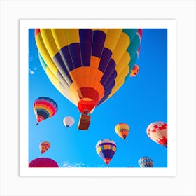 Hot Air Balloons In The Sky 9 Art Print