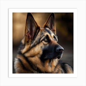 German Shepherd Dog 1 Art Print