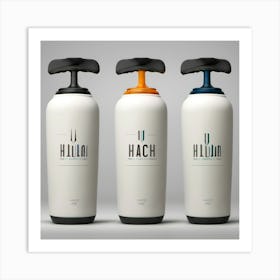 Three Bottles Of Water Art Print