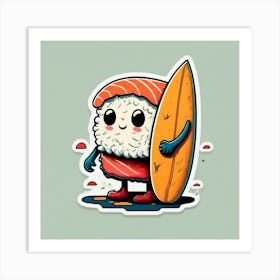 Sushi Sticker 2 Art Print