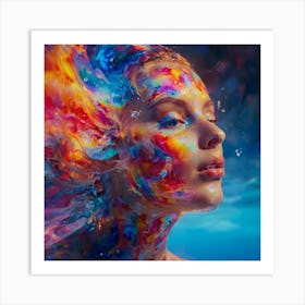 Portrait Of A Woman 1 Art Print