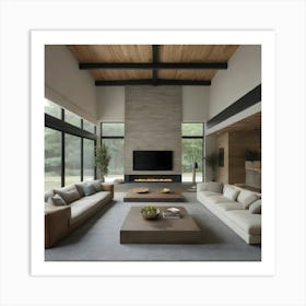 Modern Living Room 32 Art Print