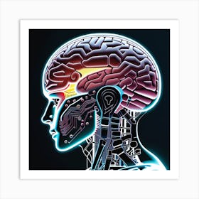 Human Brain 8 Art Print