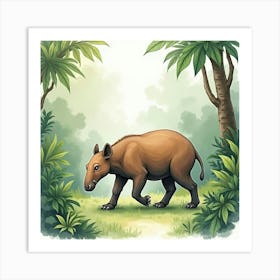 Tapir 3 Art Print