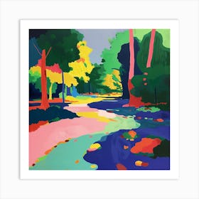 Abstract Park Collection Ditan Park Beijing 2 Art Print