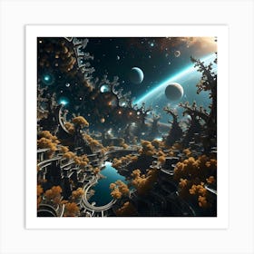 In The Middle Of A Fractal Universe 20 Art Print