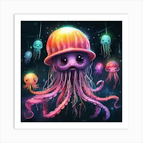 Octopus 76 Art Print