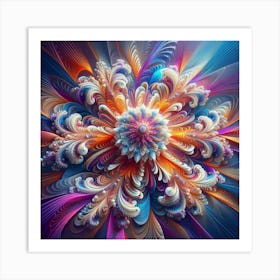 "Bloom" Fractal Landscape Collection [Risky Sigma] Art Print