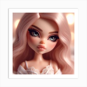 Pinky Doll Art Print