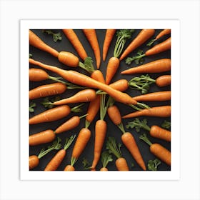 Carrots In A Circle 32 Art Print