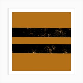 Black Stripes Art Print