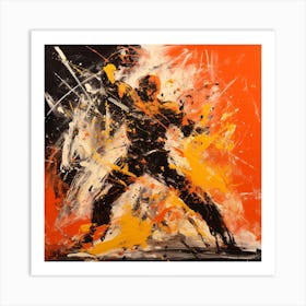 Kung Fu Fighter Art Print