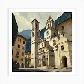 KIRCHE IN CASSONE GUSTAV KLIMT ART PRINT Art Print