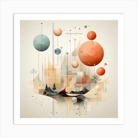 Tranquil Rhythms A Visual Meditation Art Print