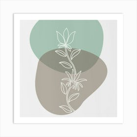 Abstract Flower Art Print