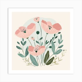 Pink Poppies 3 Art Print