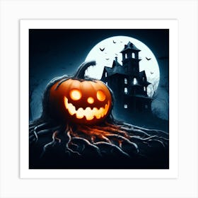 Halloween Pumpkin 2 Art Print