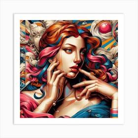 Psychedelic Art 5 Art Print