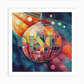 Disco Ball Art Print