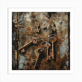 Keys On The Door Art Print