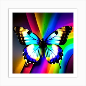 Colorful Butterfly 22 Art Print