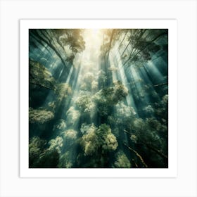 Underwater Forest 1 Art Print