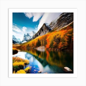 Autumn In The Mountains 13 Art Print