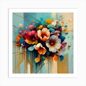 Flowers In A Vase 18 Art Print