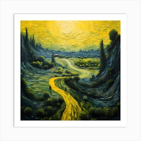 Whispers in Van Gogh's Sky Art Print