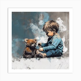 Teddy Bear 7 Art Print