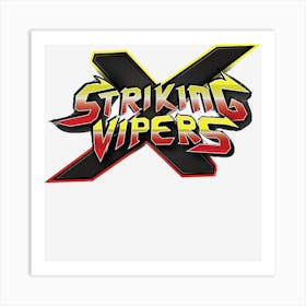 Striking Vipers Art Print