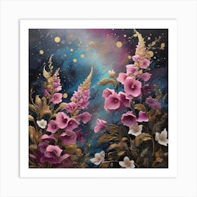 Foxglove 4 Art Print