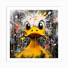 Colorful Duck Art Print