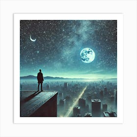 Cityscape.AI Art Print