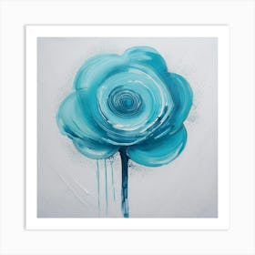 Blue Flower Art Print