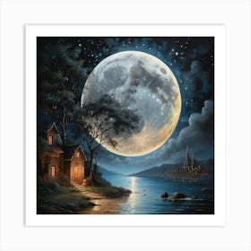 Full Moon 1 Art Print