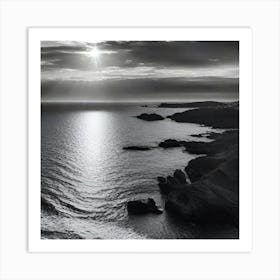 Sunrise Over The Sea 4 Art Print