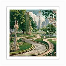 Park In The City Art Print