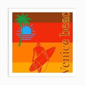 Venice Beach 1 Art Print