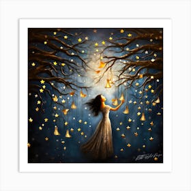 Star Bright Star Light - Starry Night Art Print