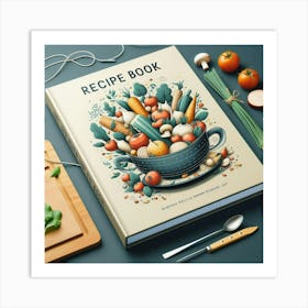 Recipe Book Art Print