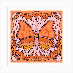 Aries Butterfly Art Print