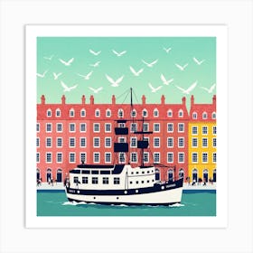 Swedish City 2 Art Print