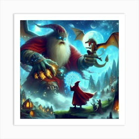 Santa Claus Art Print