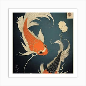 Koi Fish Art Print