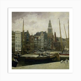 Amsterdam Harbor 2 Art Print