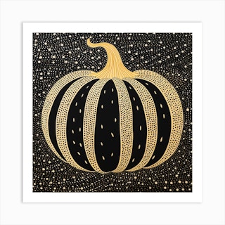 Yayoi Kusama Pumpkin Art Print Yayoi Pumpkin Poster Japanese -  UK