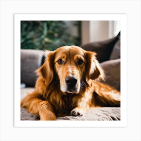 Golden Retriever Dog Art Print