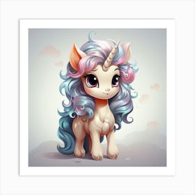 Cute Unicorn 4 Art Print