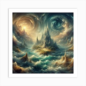 Castle In The Sky 14 Art Print